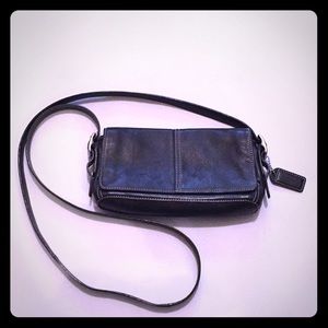 COACH Black soft leather purse